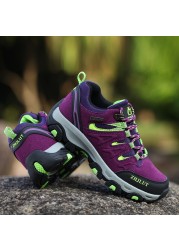 Professional Outdoor Hiking Shoes Trekking Shoes Men Women Resistant Walking Shoes Summer Rock Climbing Shoes