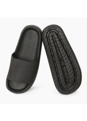 Thick Platform Slippers Cloud Slippers Non-slip EVA Soft Waterproof Women Sandals Silent Damping Bathroom Indoor Shoes For Women