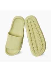 Thick Platform Slippers Cloud Slippers Non-slip EVA Soft Waterproof Women Sandals Silent Damping Bathroom Indoor Shoes For Women