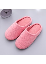 Women Winter Indoor Shoes Slippers Silent Soft-soled Warm Slippers Plus Velvet Non-slip Cotton Slippers Zapatillas De Casa