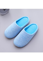 Women Winter Indoor Shoes Slippers Silent Soft-soled Warm Slippers Plus Velvet Non-slip Cotton Slippers Zapatillas De Casa