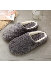 Couple Home Slippers Soft Comfortable Cotton Slippers Men Women Warm Breathable Indoor Slippers Silent zapatos mujer zapatillas