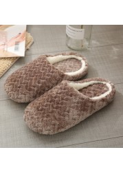 Couple Home Slippers Soft Comfortable Cotton Slippers Men Women Warm Breathable Indoor Slippers Silent zapatos mujer zapatillas