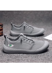 Men's shoes 2021 summer new casual shoes comfortable breathable fashion canvas shoes men's small white shoes soft sole casual shoes