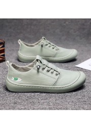 Men's shoes 2021 summer new casual shoes comfortable breathable fashion canvas shoes men's small white shoes soft sole casual shoes