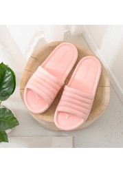 2022 Massage Slippers Women Sandals Men Unisex Indoor Non-slip Solid Soft Bottom Couple Flip Flops Home Bathroom Shoes