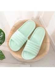 2022 Massage Slippers Women Sandals Men Unisex Indoor Non-slip Solid Soft Bottom Couple Flip Flops Home Bathroom Shoes