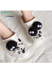 1 Set Handmade DIY Crocs Charms Bling JIBZ Buckle Rhinestone Accessories Metal Chain Clog Garden Shoe Decoration Girls 지지