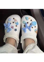 لطيف Crocs السحر الفاخرة مصمم حجر الراين بلينغ اللؤلؤ سلسلة ل Croc حذاء زهرة اكسسوارات هدية ل تسد فتاة