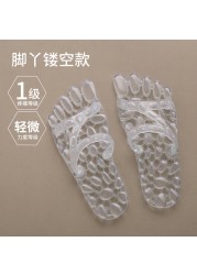 Home cool slippers women's summer indoor anti-skid men's home Leaky Bathroom Bath home massage slippers lovers