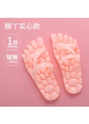 Home cool slippers women's summer indoor anti-skid men's home Leaky Bathroom Bath home massage slippers lovers