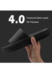 Cloud Orthotic Slippers Sandal Thickened Bathroom Platform Non-slip Women Flip Flops Sandals Women Soft Mute EVA Indoor Slides