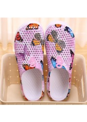 2022 Women's Casual Clogs Breathable Beach Sandals Valentine's Day Slippers Summer Slip-on Women Flip Flops Home Shoes Unisex Shoes