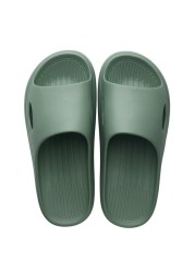 Thin Bottom Slippers Women Striped Soft Bottom Plastic Slippers Indoor Home Noise Reduction Sandals Bathroom Non-slip Flip Flops