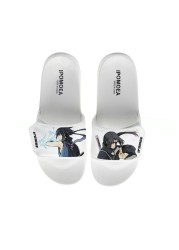 Unisex Anime Soft Bottom PVC Plain Buckle Slippers Babouche Sandals Slides