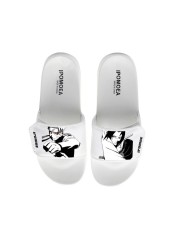 Unisex Anime Soft Bottom PVC Plain Buckle Slippers Babouche Sandals Slides