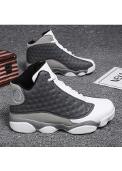 Men's shoes breathable men's sports basketball shoes ankle boots large size durable rubber outsole sneakers man 2021 winter botas