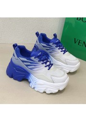 Autumn Women Chunky Sneakers New Design Woman Shoes Colorful Thick Sole Fashion Girls Platform Sneakers Ladies Sneakers