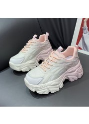 Autumn Women Chunky Sneakers New Design Woman Shoes Colorful Thick Sole Fashion Girls Platform Sneakers Ladies Sneakers