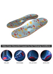 Plantar Fasciitis Feet Insoles Orthotic Shoe Inserts High Arch Support Metatarsalgia Flat Feet Orthotic Sole Shoes Women