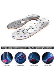 Plantar Fasciitis Feet Insoles Orthotic Shoe Inserts High Arch Support Metatarsalgia Flat Feet Orthotic Sole Shoes Women