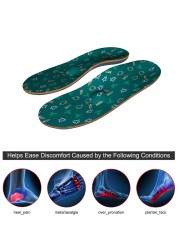 Plantar Fasciitis Feet Insoles Orthotic Shoe Inserts High Arch Support Metatarsalgia Flat Feet Orthotic Sole Shoes Women