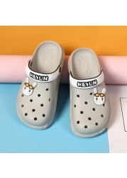 Slippers Surgical Room Slippers Pet Hospital Doctor Nurse Slippers Work Cartoon Flat Strap Soft Shoes Nursing Clogs Spa Shoes