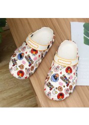 Cotton Slippers Outdoor Beach Sandals Shoes For Women Summer Garden Sandals Flat Slides Zapatillas De Mujer Sabatos Femininos