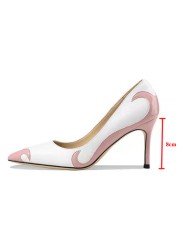 Rimocy Women's Pumps 2022 Spring Autumn Fashion Mix Color High Heels Pumps Women Sexy Pointed Toe Stiletto Heeled Party Shoes