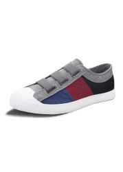 JUMMOR Low Fashion Men Shoes Slip On Canvas Shoes Male Male Shoes Size 38-44