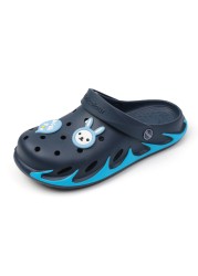 Classic white hole slip-on garden clog women quick-drying summer beach shoe breathable outdoor sandals flat shoes