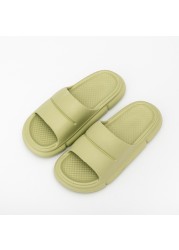 2022 home slippers men women thick platform bathroom beach eva soft sole sandal summer house non-slip flat shoes