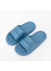 2022 home slippers men women thick platform bathroom beach eva soft sole sandal summer house non-slip flat shoes