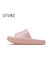 UTUNE اليوغا صندل الشرائح كعب سلبي أحذية النساء الساق التخسيس وفقدان الوزن صنادل بيئة العمل للقدم المسطحة زوجين EVA