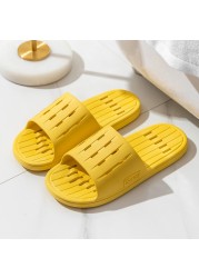 Bathroom Leakage Slippers Women Summer Indoor Bath Non-slip Quick-drying Shoes Couples Home Wear-resistant Sandals Slippers