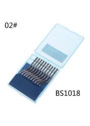 10pcs Rapid Steel Rotary Blade BS1010 BS1018 BK3010 Blade Plastic Copper Aluminum Corner Crack Deburring Trimming Tools M09 22