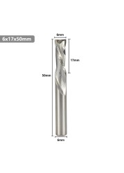 XCAN Up Down Cutter 3.175/4/5/6/8/10mm Shank CNC Router Bit for Woodworking 2 Flute Carbide End Mill Wood Mills Cutter