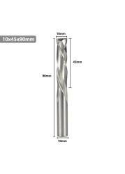 XCAN Up Down Cutter 3.175/4/5/6/8/10mm Shank CNC Router Bit for Woodworking 2 Flute Carbide End Mill Wood Mills Cutter