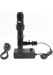 180X 300X 400X 1400X Shadow-free Coaxial Zoom Lens Light C-mount Microscope Accessories for HDMI VGA USB Viedo Camera