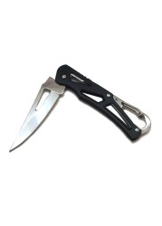 Full Stainless Steel Blade Shape Knife Outdoor Camping Self Defense Emergency Survival Knife Tool Portable Size Whosale & Dropship