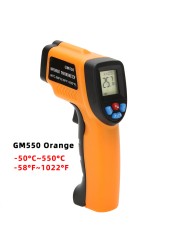 -50~1600C Single/Double Laser Thermometer Industrial Digital Infrared Thermometer Non Contact Thermometer Gun Thermometer