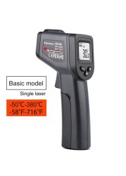 -50~1600C Single/Double Laser Thermometer Industrial Digital Infrared Thermometer Non Contact Thermometer Gun Thermometer