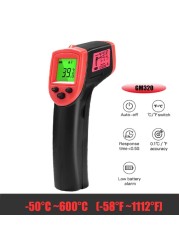 Infrared Thermometer C/F Non-Contact Thermometer GM320 Industrial Digital IR Thermometer -50~380/-50~600℃°C