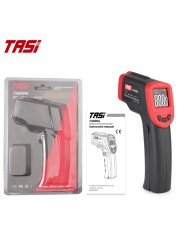 TASI TA601A/B/C Digital Thermometer Infrared Laser Positioning Thermometer VA Color LCD Light Alarm Non Contact Termometro