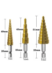 High Speed ​​Steel Drill Bit Professional Tools Hole Saw Sets Set Of Drills For Metal Woodworking Power Tools HSS Step Drill