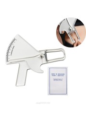 F92C Skinfold Body Fat Caliper Skin Fold Body Fat Analyzer Scale and Handheld BMI Measurement Tool Skinfold Caliper Device