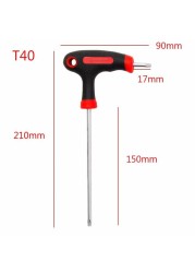 T-shaped hex screwdriver, wrench tool, T10/15/20/25/30/40