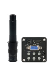 14MP 1080P HDMI VGA Camcorder Digital Microscope 100X 130X 180X 200X 300X 500X C Mount Lens for Phone PCB Soldering Repair