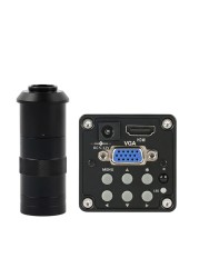 14MP 1080P HDMI VGA Camcorder Digital Microscope 100X 130X 180X 200X 300X 500X C Mount Lens for Phone PCB Soldering Repair