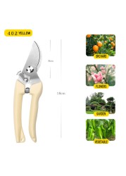 Durable Garden Pruning Shears Fruit Collection Shear Fruit Branch Shears Orchard Hand Tools Bonsai Sharp Shears Gardening Shears